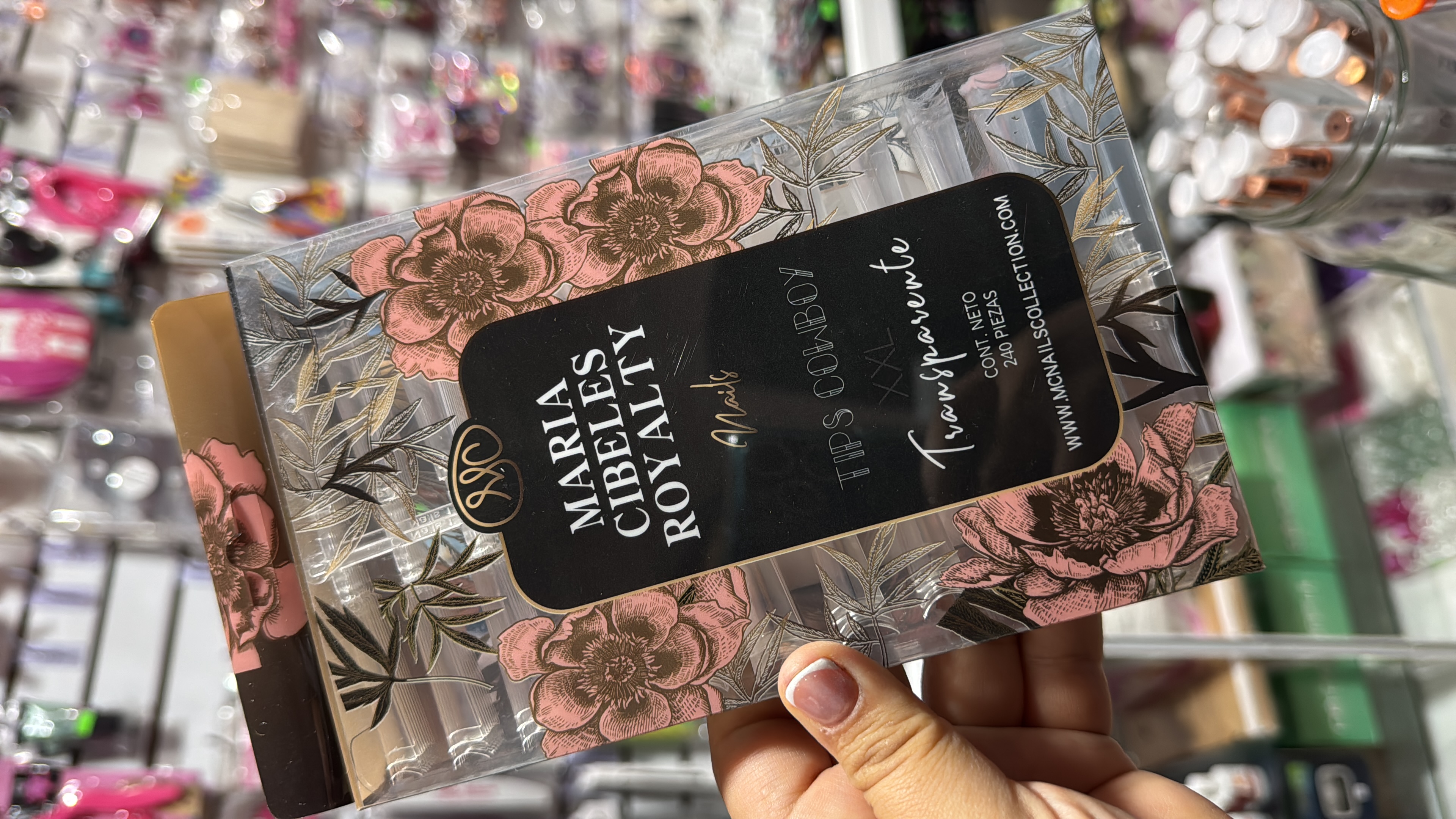 Tips Cowboy Transparente 240pza