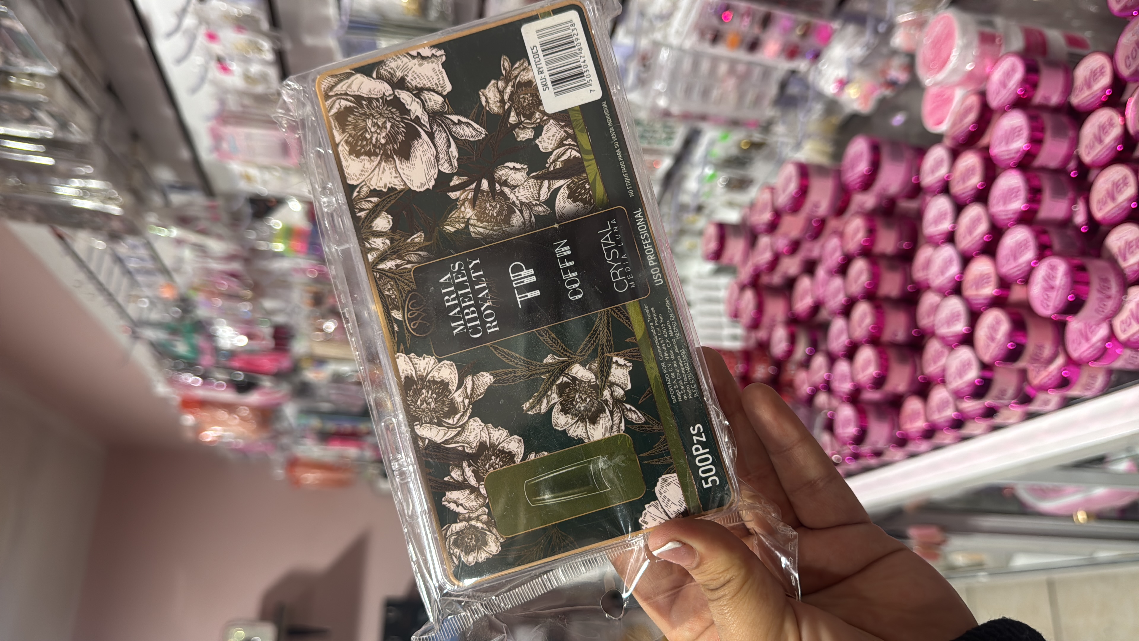 Tip Coffin Crystal 500 pzs