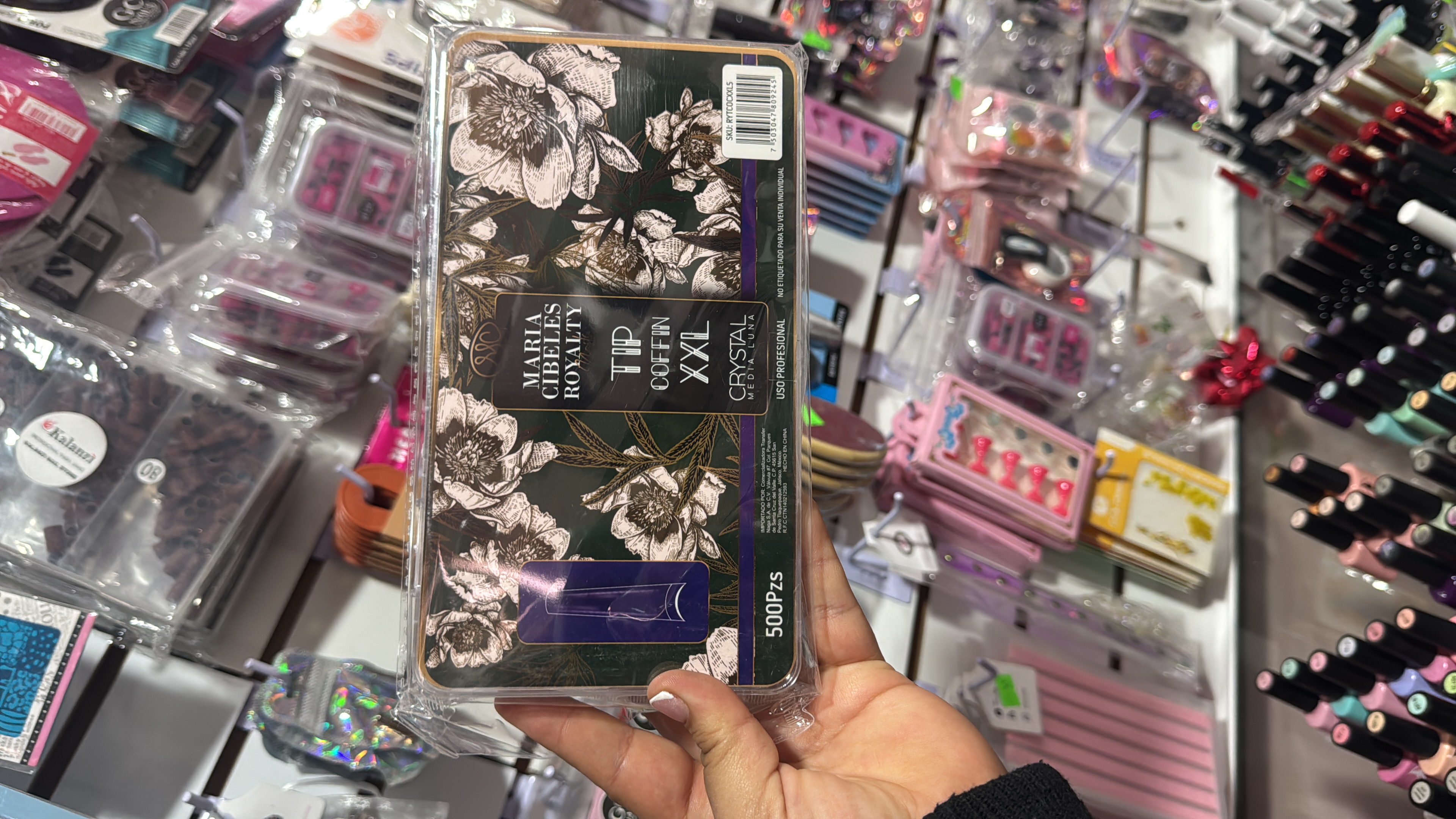 Tip Coffin XXL Crystal 500 pzs